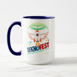 TEKNOFEST Raketdesign - Flyg och teknologi Mugg
