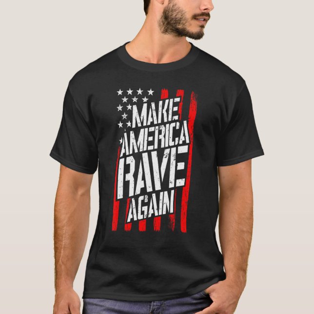 Teknofestival Edm Dj Usa T Shirt (Framsida)