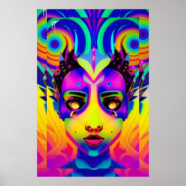 Teknokonst - Ken Gage Art. Poster