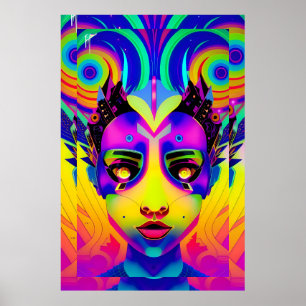 Teknokonst - Ken Gage Art. Poster