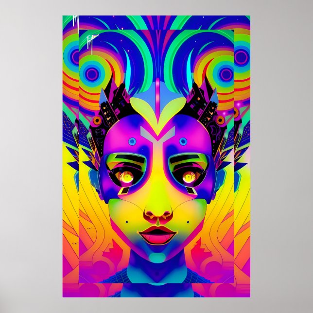 Teknokonst - Ken Gage Art. Poster (Framsidan)