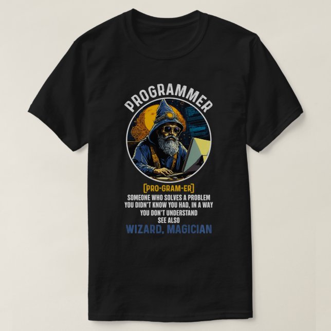 Teknologi för definition av programmer t shirt (Design framsida)