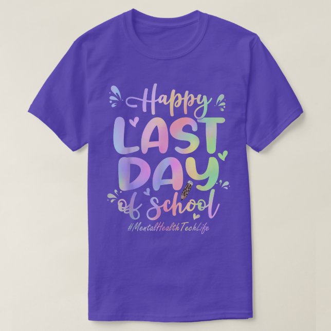 Teknologi om psykisk hälsa Lycklig i går, skoldag, T Shirt (Design framsida)