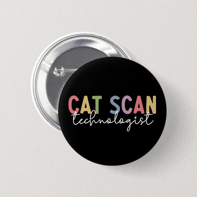 Teknologigåvor för CAT-skanningsteknik CT Tech Rad Knapp (Framsida & baksida)