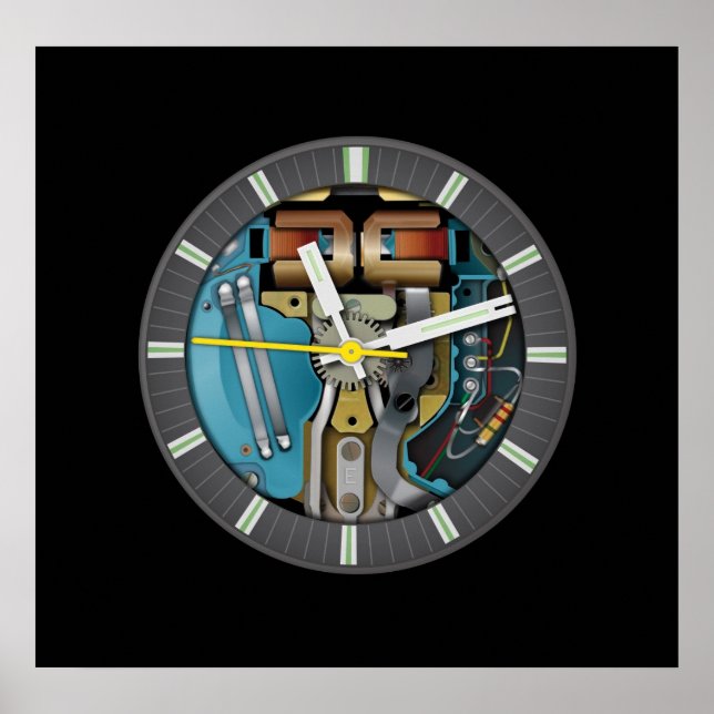 Teknologikonst för avstämning Poster (Framsidan)
