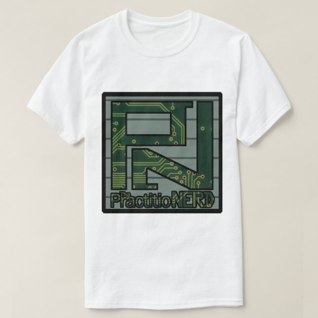 TeknologiPractitioNERD T-tröja Tee Shirt (Design framsida)