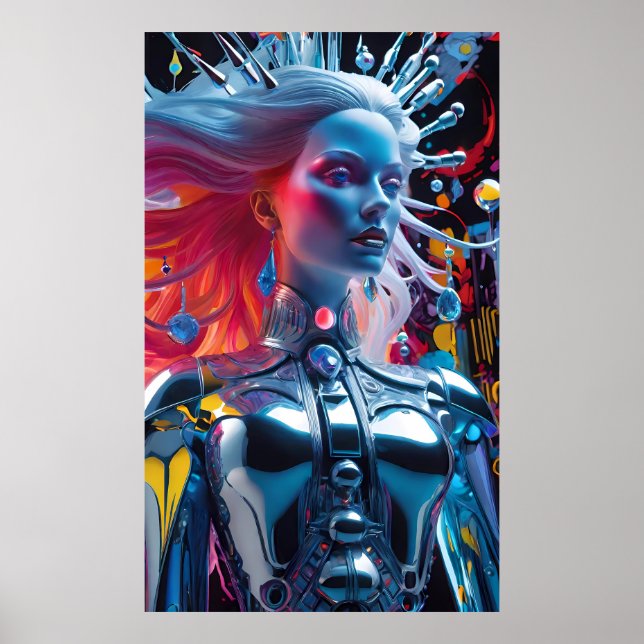 Teknologisk distanseringens anda poster (Framsidan)