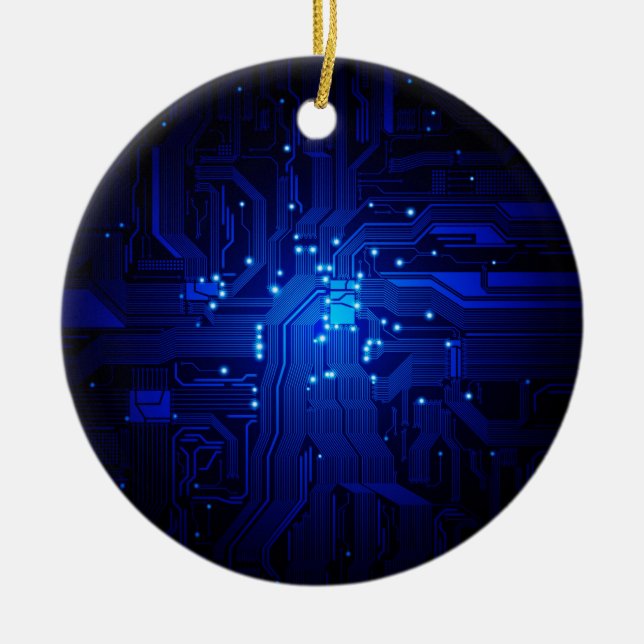 teknologitemaprydnad julgransprydnad keramik (Framsidan)