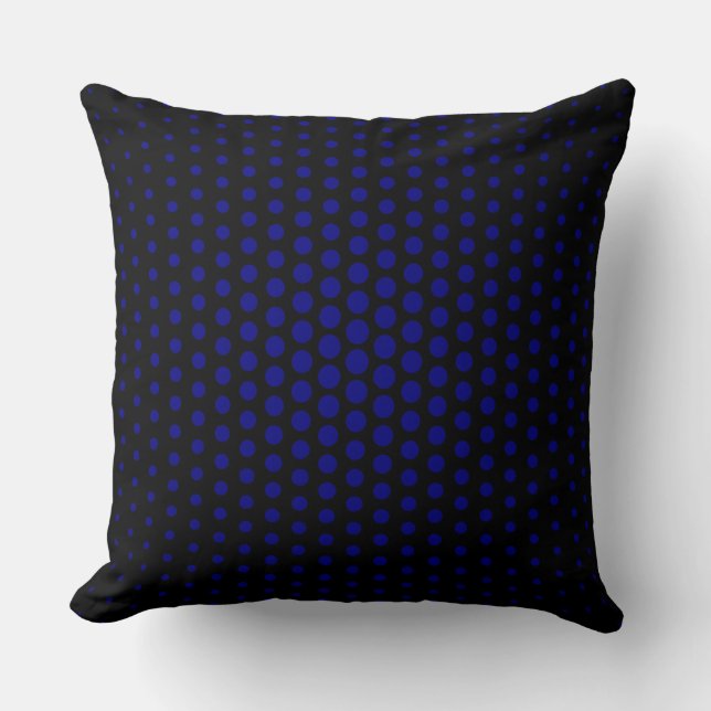 Teknolott Dots Modern Black Kudde (Framsida)
