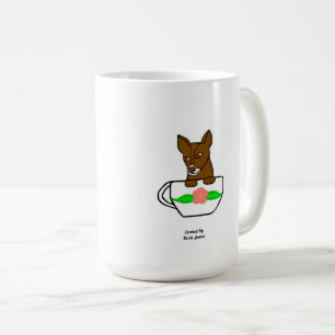 Tekopp Chihuahua-kaffe Mugg