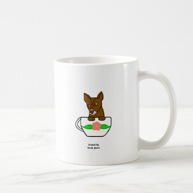 Tekopp Chihuahua-kaffe Mugg (Höger)