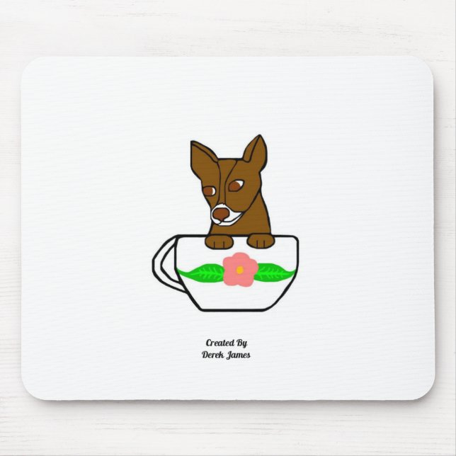 Tekopp Chihuahua Mouse Pad Musmatta (Framsidan)