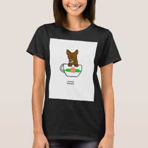 Tekopp Chihuahua Women's Black Basic T Shirt