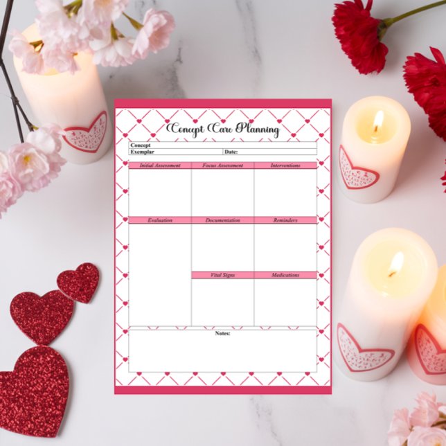 Tekopp Cuties _ Concept Care Planning Anteckningsblock (Skapare uppladdad)