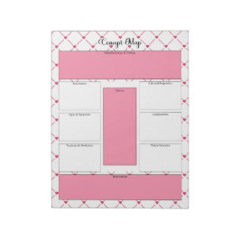 Tekopp Cuties _ Concept Care Planning Anteckningsblock