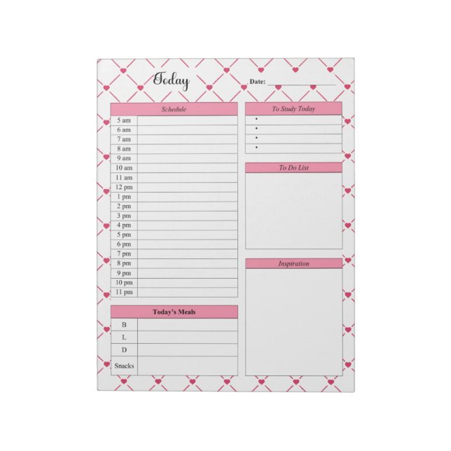 Tekopp Cuties_ Idag Anteckningsblock (Roterad)