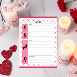 Tekopp Cuties _ Nursing SBAR Lakan Anteckningsblock