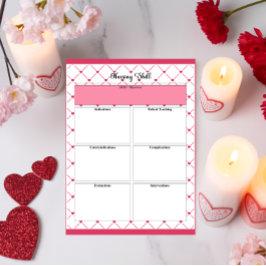 Tekopp Cuties _ Nursing Skill Anteckningsblock