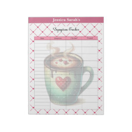 Tekopp Cuties _ Symptom Tracker Anteckningsblock