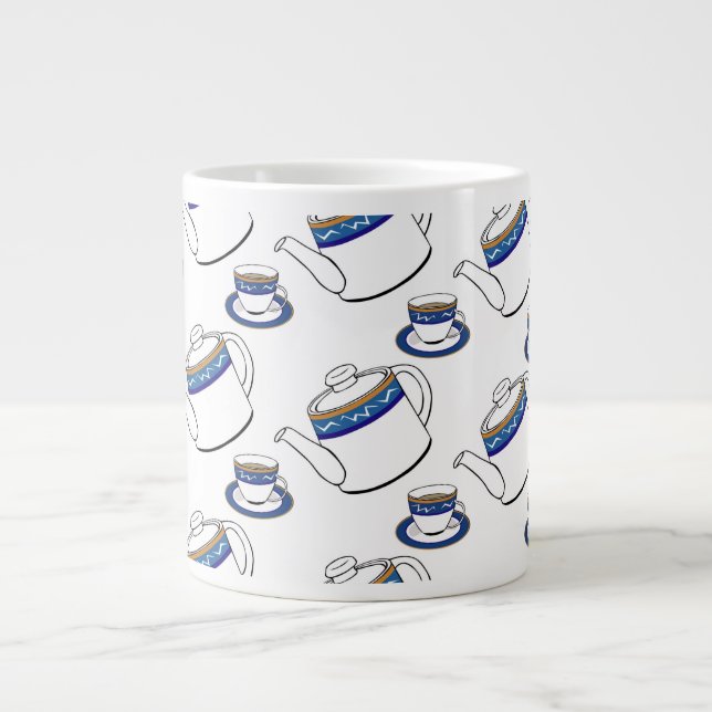 tekopp för kaffe jumbo mugg (Framsidan)