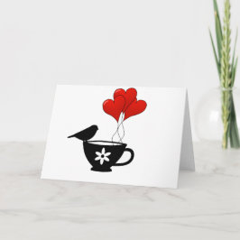 Tekopp i Hearts Helgkort