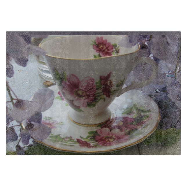 Tekopp och wisteria (Framsidan)