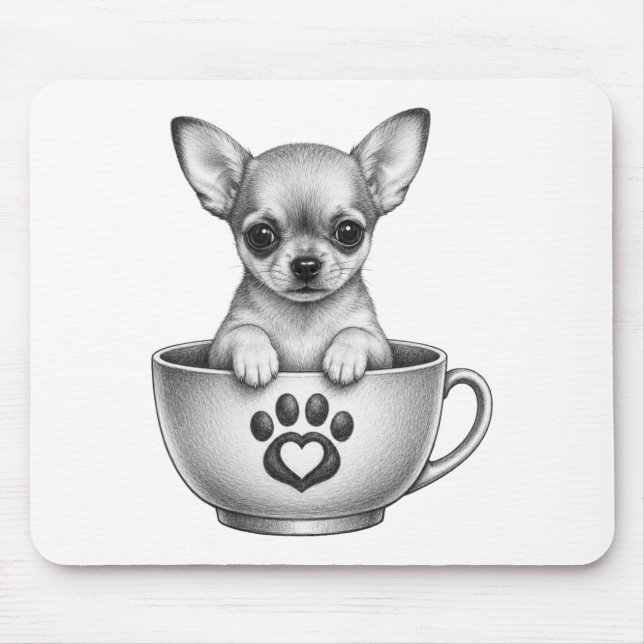 Tekopps Chihuahua-valp  Musmatta (Framsidan)