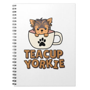 Tekopps Yorkie-valp Anteckningsbok