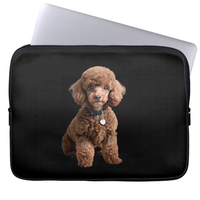 Tekoppspoodle 2 laptop fodral (Framsidan)