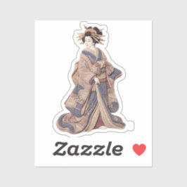 Tekstil Ukiyo-e-konstverk – Lagd filt japansk Klistermärken