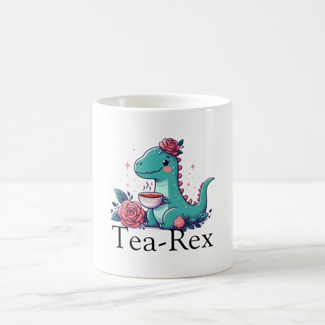 Tektid med en Dino Kaffemugg (Center)