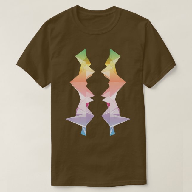 tektoniskt origamisk t shirt (Design framsida)