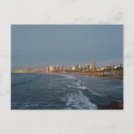Tel Aviv efter sunset, Israel Vykort