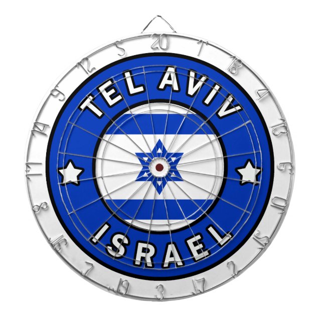 Tel Aviv Israel Darttavla (Framsidan)