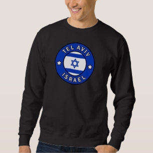 Tel Aviv Israel Lång Ärmad Tröja