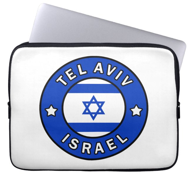 Tel Aviv Israel Laptop Fodral (Framsidan)