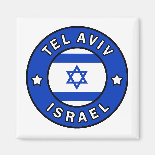 Tel Aviv Israel Magnet (Framsidan)