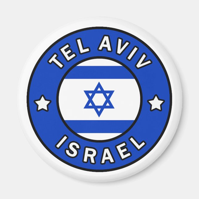 Tel Aviv Israel Magnet (Framsidan)