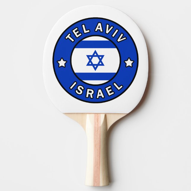 Tel Aviv Israel Pingisracket (Framsidan)