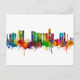 Tel Aviv Israels skyline Vykort