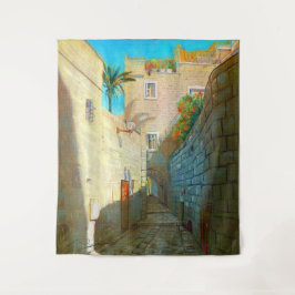 Tel-Aviv Jaffo Old City Israel Travel Oljemålning