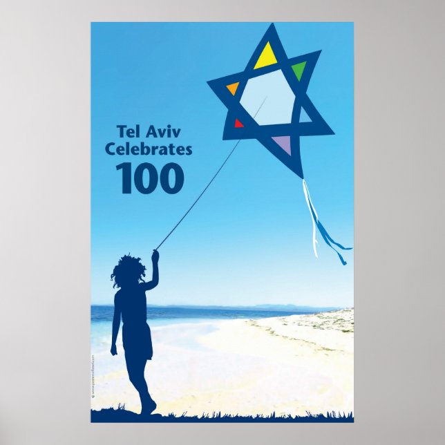 tel aviv kite 100 poster (Framsidan)