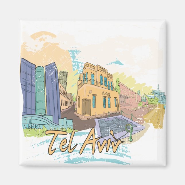 Tel Aviv Magnet (Framsidan)