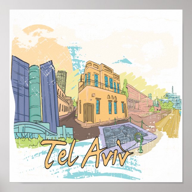 Tel Aviv Poster (Framsidan)