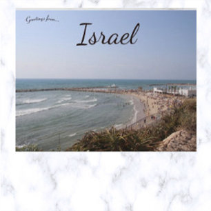 Tel Aviv Strand Israel Vykort