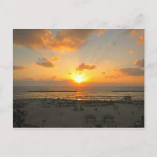 Tel Aviv Sunset Vykort