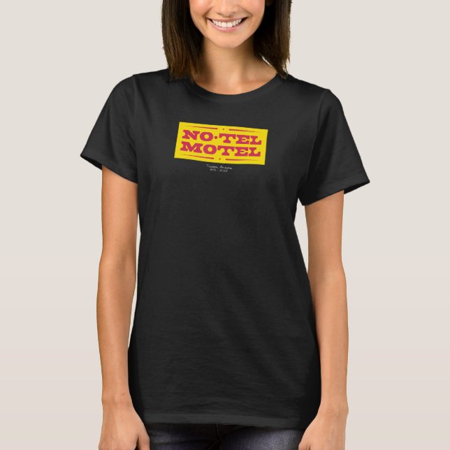 Tel Motel Tucson AZ T Shirt (Framsida)