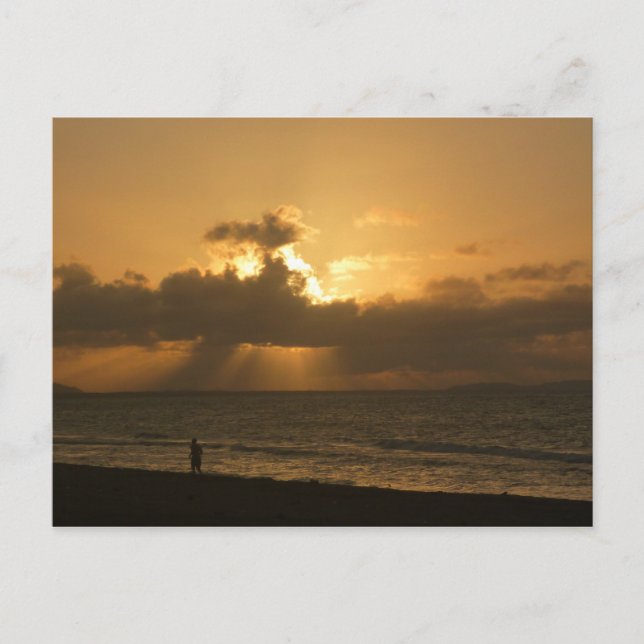 Tela beach-löpning vykort (Framsida)