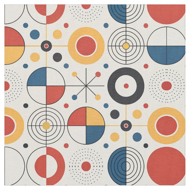 Tela con diseño geométrico tyg (Närbild)