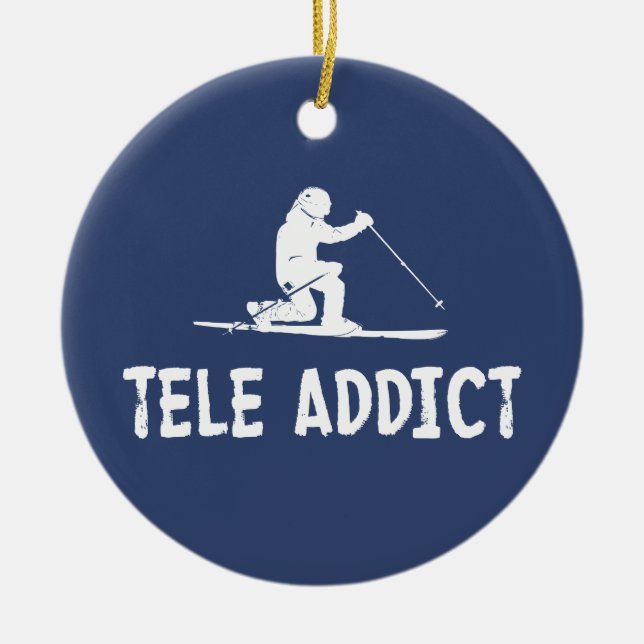 Tele Addict Julgransprydnad Keramik (Framsidan)